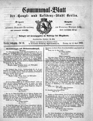 1863,16: No. 16, 19. April 1863