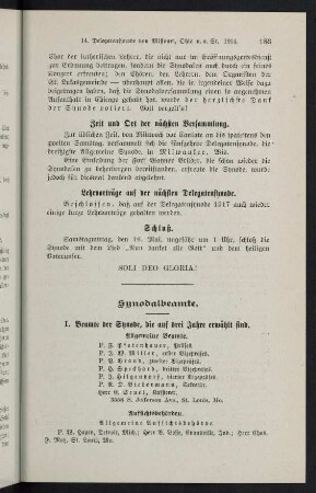 183-189, Synodalbeamte