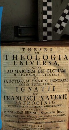 Theses Ex Theologia Universa
