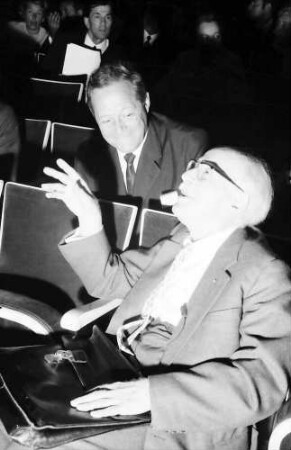 20. Tagung 1970 Chemiker: Feodor Lynen hinten, Leopold Ruzicka rechts vorn