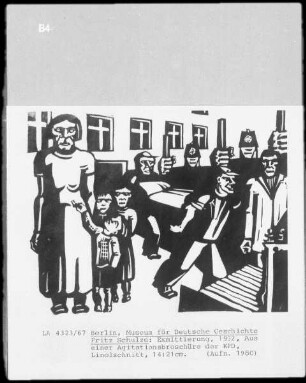 Aus einer Agitationsbroschüre der KPD — Exmittierung