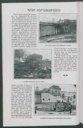 Un incendio