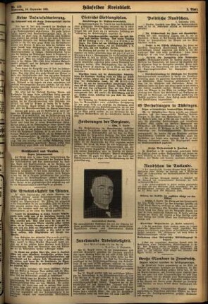 Zweite Ausgabe vom Donnerstag, den 10. September 1931.