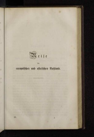 Reise im europäischen und asiatischen Rußland.
