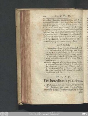 Tit. III. (III. 31.) De hereditatis petitione.