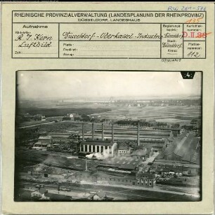 Düsseldorf-Oberkassel, Industrieanlage