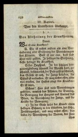 §. 1. Von der Abtheilung der Krankheiten