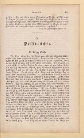 IV. Volksbücher