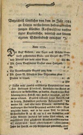 Miscellaneen artistischen Innhalts. 30, 30. 1787
