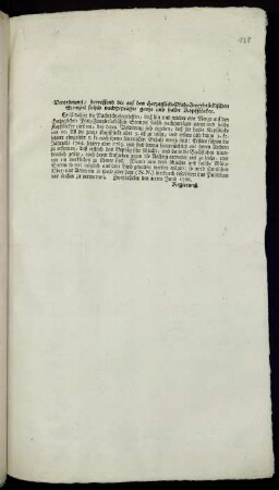Verordnung, betreffend die auf den Herzoglich-Pfalz-Zweybrückischen Stempel falsch nachgeprägte ganze und halbe Kopfstücker : Zweybrücken den 21ten Junii 1766.