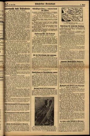 Zweite Ausgabe vom Freitag, den 18. Juli 1941.