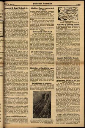 Zweite Ausgabe vom Freitag, den 18. Juli 1941.