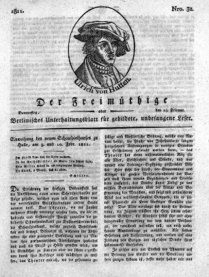 Nro. 32, Donnerstag, den 14. Februar 1811