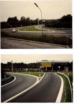 AS Müllheim/Neuenburg Westrampe, Einmündung in B 378 nach dem Umbau