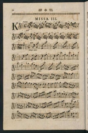 22-31, Missa III.