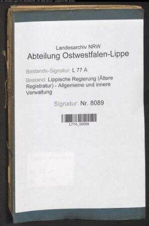 (Obst)baumbepflanzung an den Landstraßen (Chausseen), Bd. 8