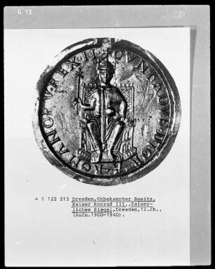 Konrad III., Königliches Siegel