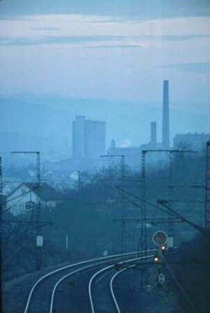 Stuttgart Mühlhausen Güterbahn Einfahrvorsignal