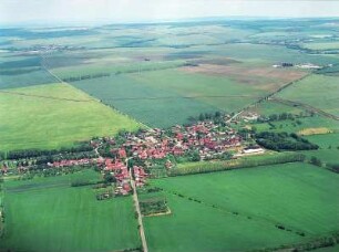 Dornheim. Stadtansicht. Luftaufnahme
