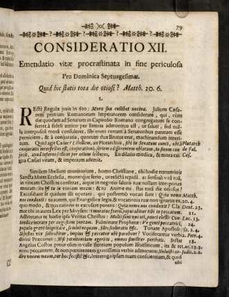 79-113, Consideratio XII. - Consideratio XVI.