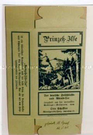 Packung für "Prinzeß-Ilse-Tee"