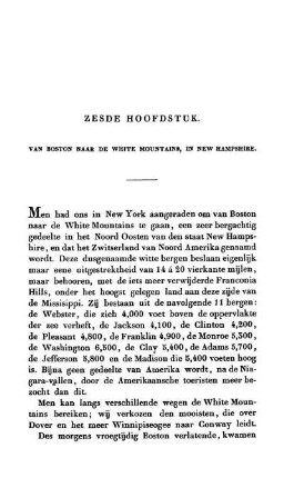 ZESDE HOOFDSTUK - Van Boston naar de White Mountains, in NewHampshire.