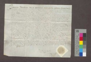 Installation des Wilhelm Blarer von Wartensee in die Propstei Istein.