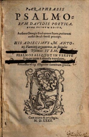 Paraphrasis Psalmorum Davidis Poetica