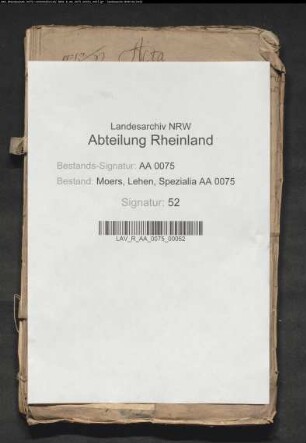 Nichtadlige Belehnung betr. Falckenhof zu Binsheim