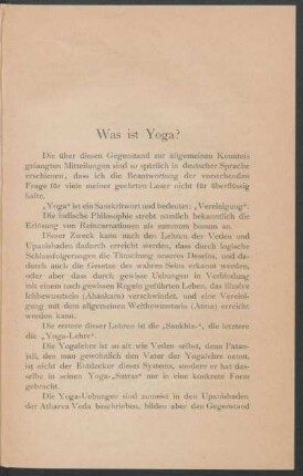 Was ist Yoga?