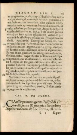 Cap. 7. De Forma.