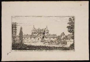 Das Holtzschuerische Schloss zu Almoshof. bej Nürnb. 1708. - Holzschuher-Schlösschen, Nürnberg-Almoshof