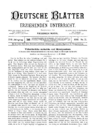 Volkstümliche Andachts- und Moralpoesieen : (Fortsetzung)