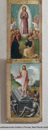 Die fünfzehn Rosenkranzgeheimnisse und der Heilige Thomas von Aquin : Auferstehung und Himmelfahrt Christi
