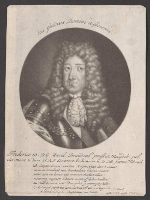 Porträt Friedrich I., König von Preußen (1657-1713)