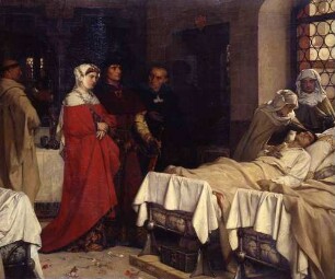 Graf Philipp von Elsass im Hospital Santa Maria in Ypern