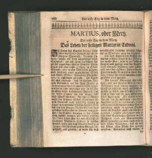 Martius, oder Mertz.