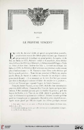 3. Pér. 32.1904: Notes sur le peintre Vincent