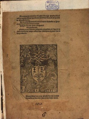 Theoricarum novarum Textus