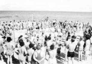 Strandsportfest der FDGB-Urlauber in Zingst