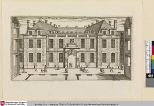 Le Grand Marot, Bl. 79: Face de l'Hostel de Senetaire du dessein du Sr. Le Feure d'Orleans