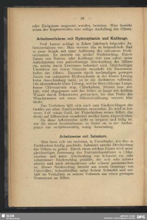 Arbeitsweise mit Salzsäure