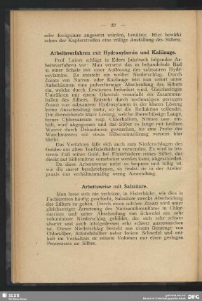 Arbeitsweise mit Salzsäure