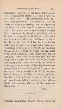 335-337 [Rezension] Katholischer Kirchen-Atlas