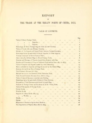 Report on the trade at the treaty ports of China