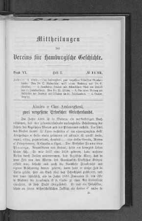 Almiro e Clas Amburghesi, zwei vergessene Erforscher Griechenlands.