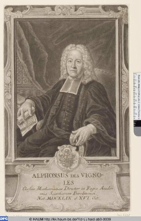 Der Mathematiker Alph. des Vignoles