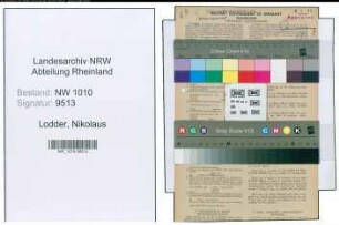 Entnazifizierung Nikolaus Lodder , geb. 18.10.1884 (Verw.Angestellter)
