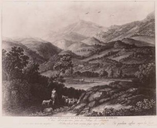 Landschaft mit Haus des Horaz