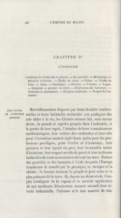 Chapitre II: L'industrie